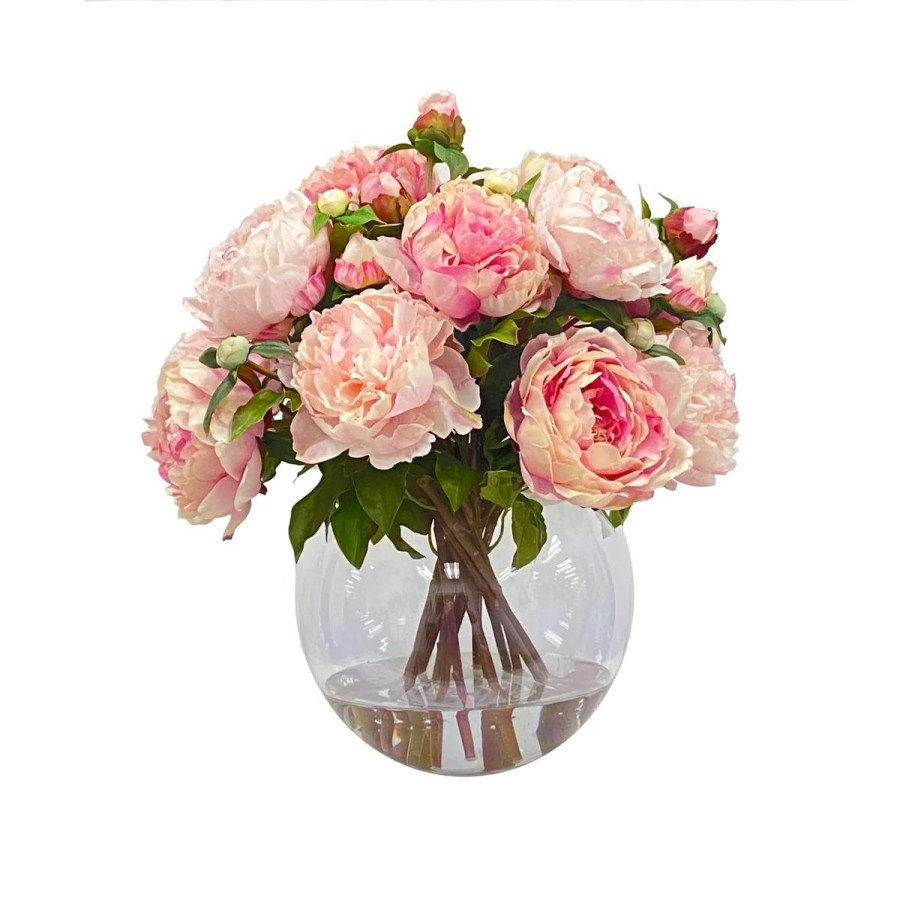 Winward International Winward Pink Peony In Round Vase Best