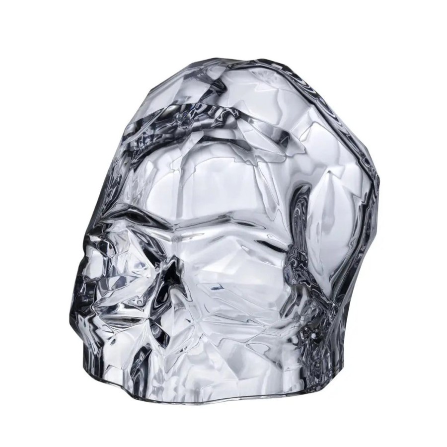 Nude Nude Momento Mori-Faceted Skull-Clear 7 3/4" X 10 1/4" X 8 1/4" Hot