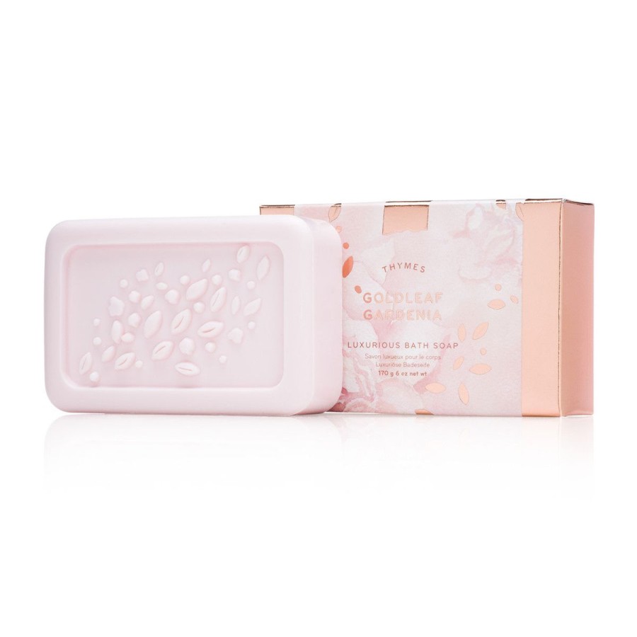 Thymes Thymes Goldleaf Gardenia Bath Soap Hot