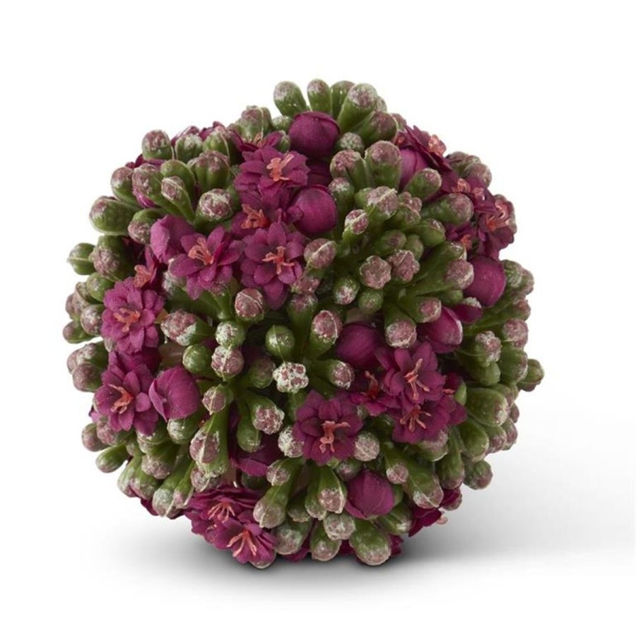 K&K Interiors K&K 4" Purple Kalanchoe Ball Hot