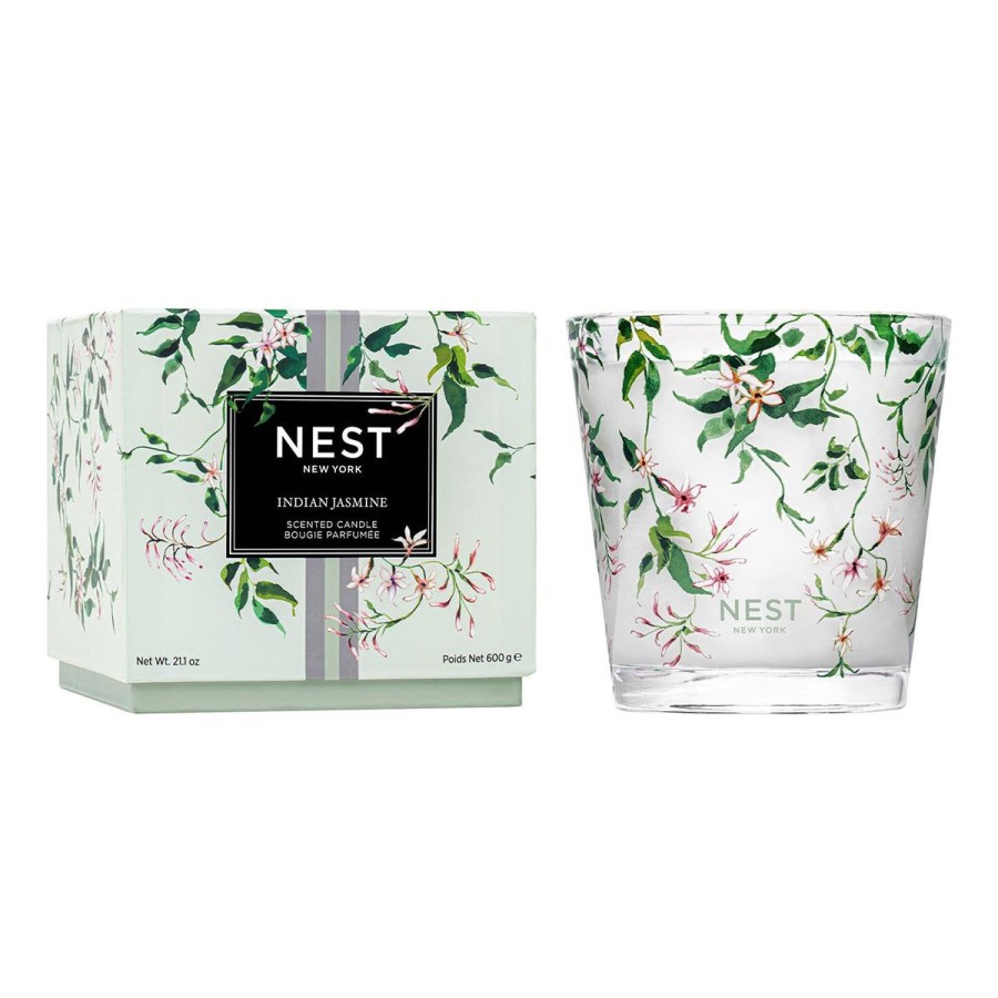 Nest Fragrances Nest Fragrances Indian Jasmine Specialty 3 Wick Candle 21.2 Oz New