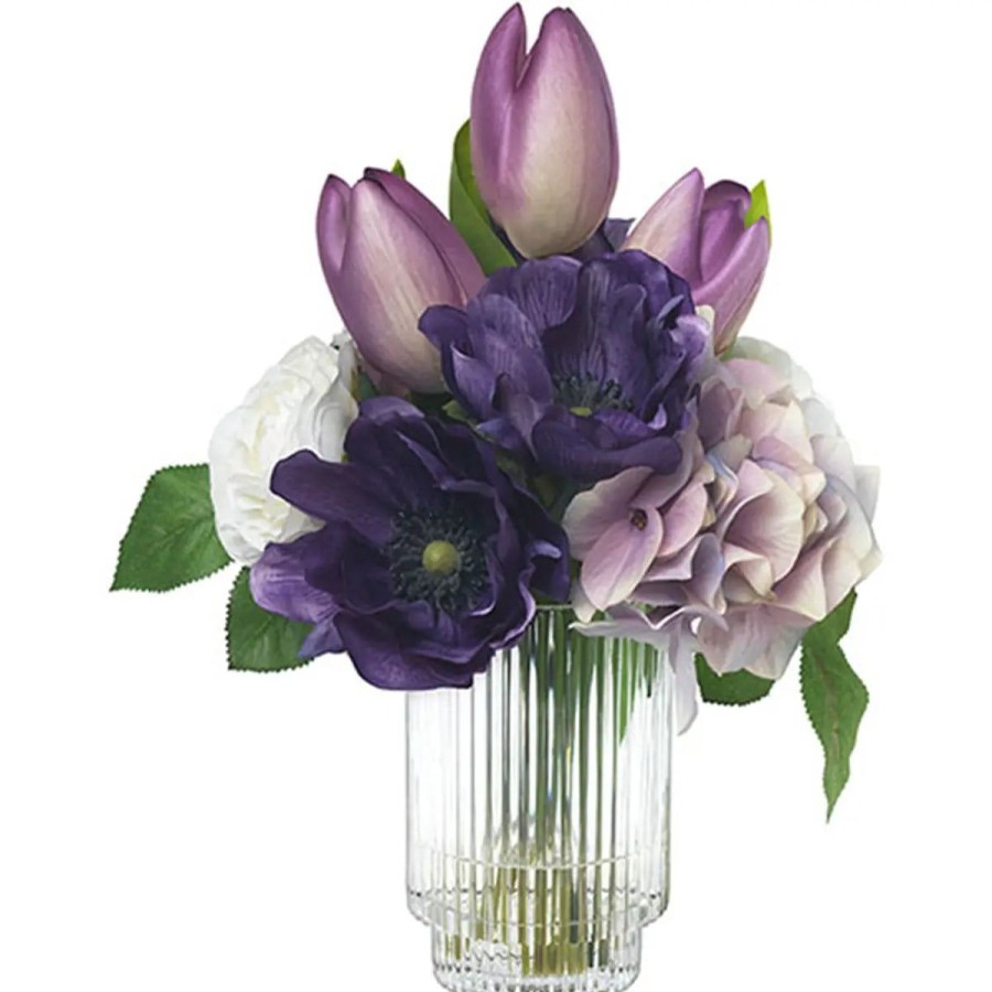 Diane James Diane James Purple Hydrangea & Tulip Bouquet Online