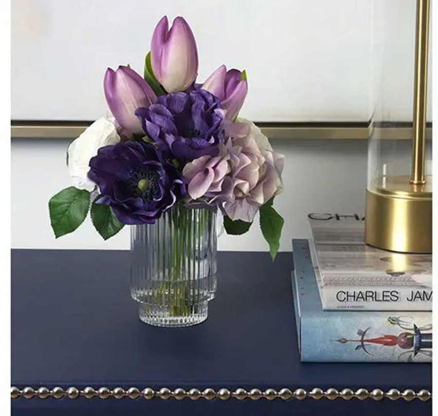 Diane James Diane James Purple Hydrangea & Tulip Bouquet Online