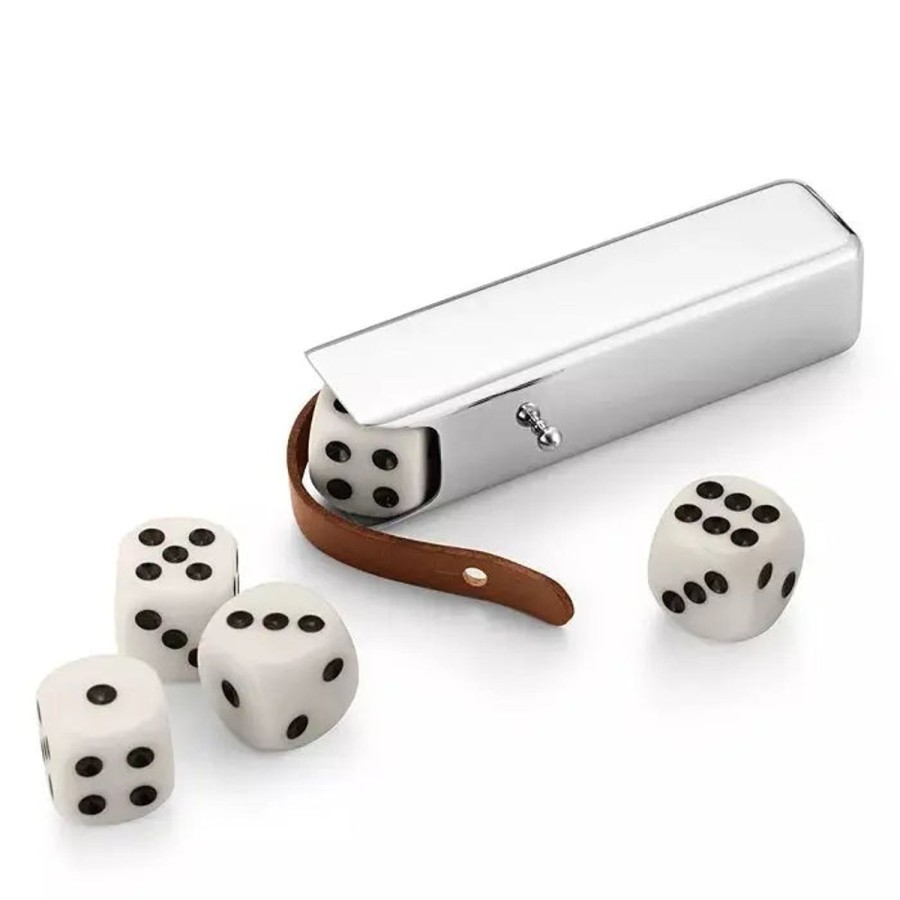 Georg Jensen Georg Jensen Sky 5 Dice Set In Stainless Steel Case Hot