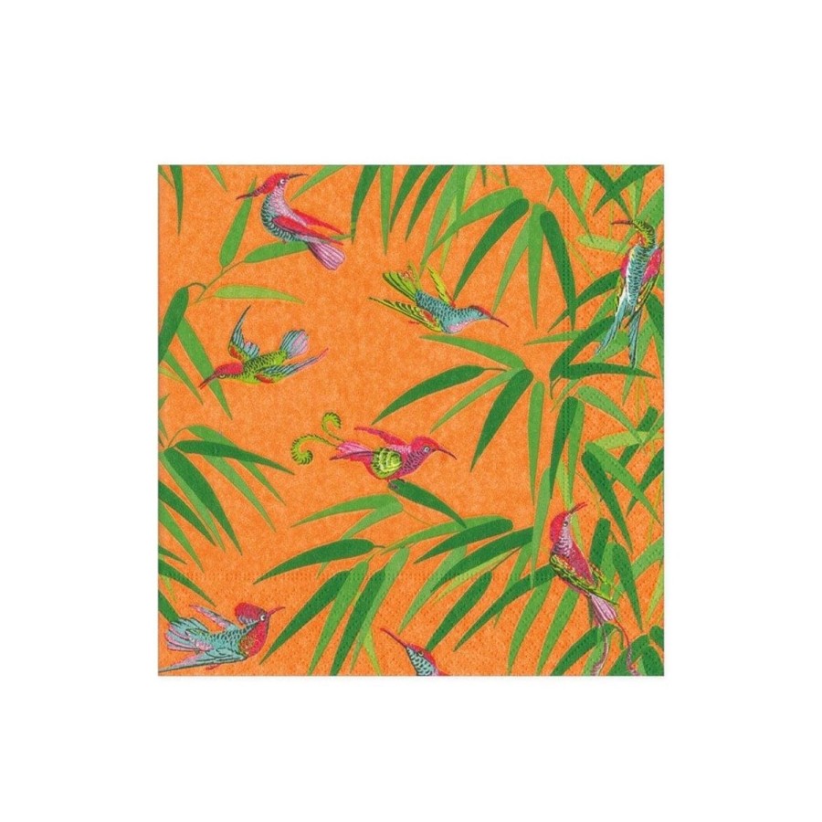 Caspari Caspari Birds In Paradise Cocktail Napkins New