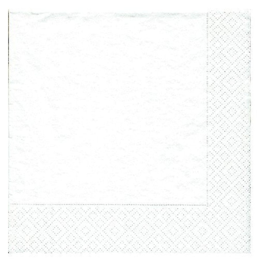 Caspari Caspari White Pearl Cocktail Napkin Best