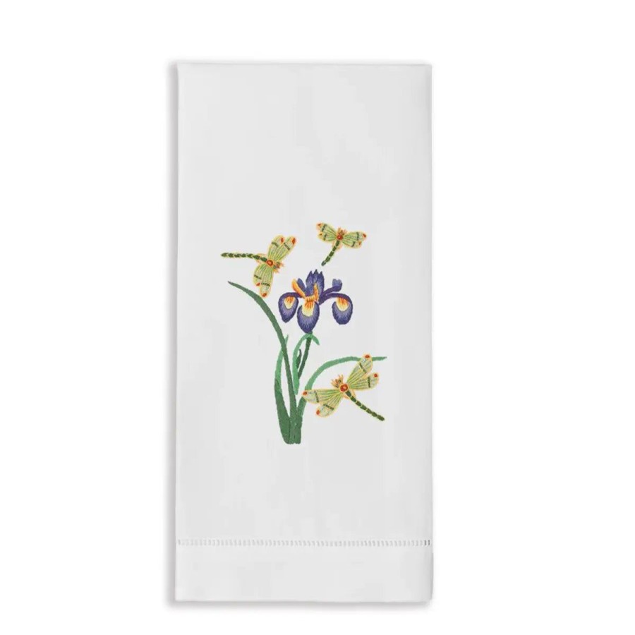 Henry Handwork Henry Handwork Iris & Dragonfly Hand Towel New