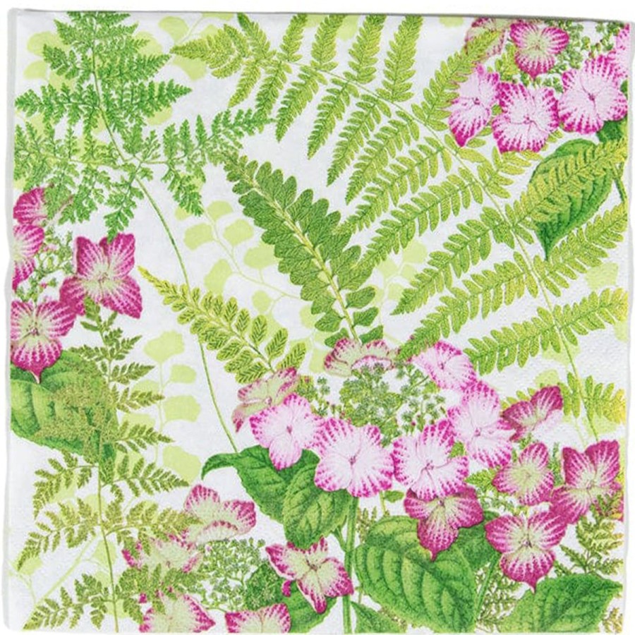 Caspari Caspari Fern Garden Dinner Napkin Clearance