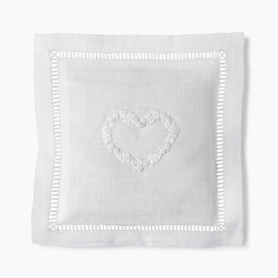 Henry Handwork Henry Handwork Flower Heart White Sachet Clearance