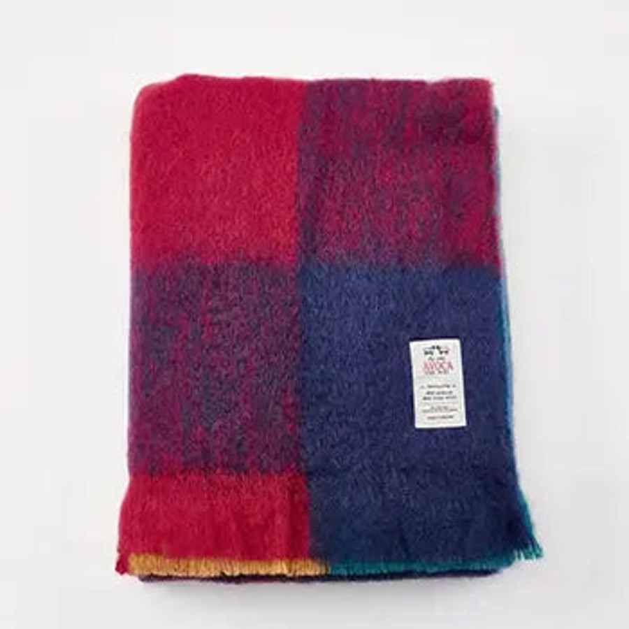 Avoca Handweavers Avoca Harriet Mohair Throw Hot