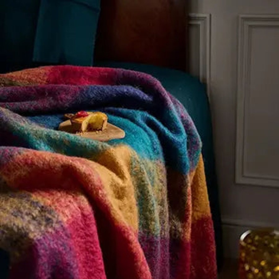 Avoca Handweavers Avoca Harriet Mohair Throw Hot