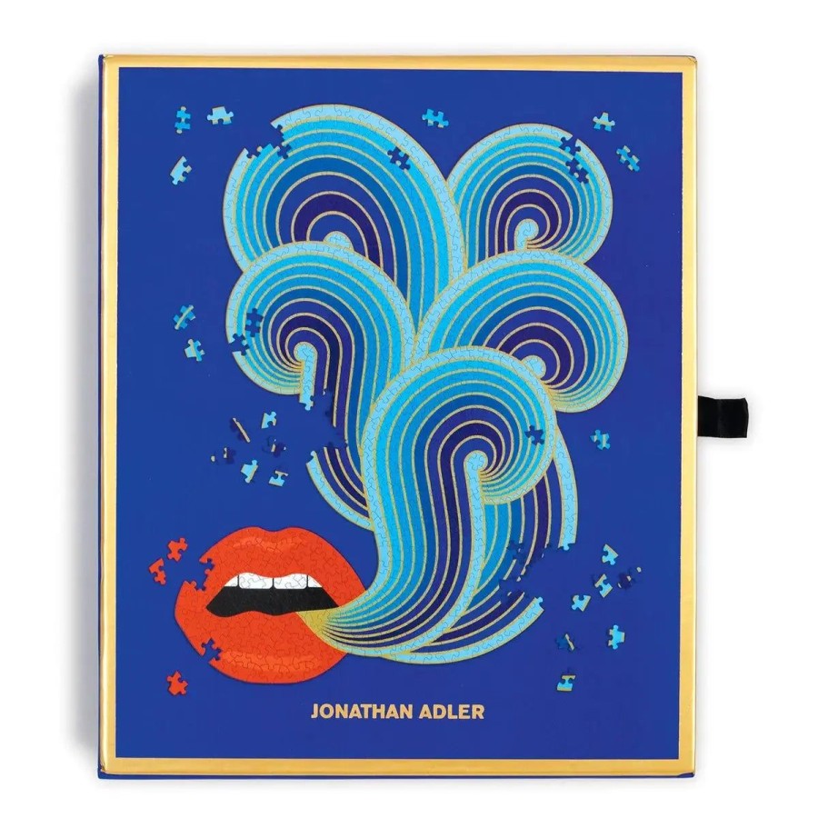 Hachette Book Group Hachette Jonathan Adler Lip Shaped Puzzle Wholesale