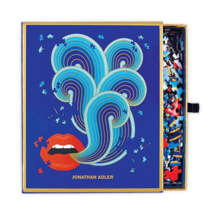 Hachette Book Group Hachette Jonathan Adler Lip Shaped Puzzle Wholesale