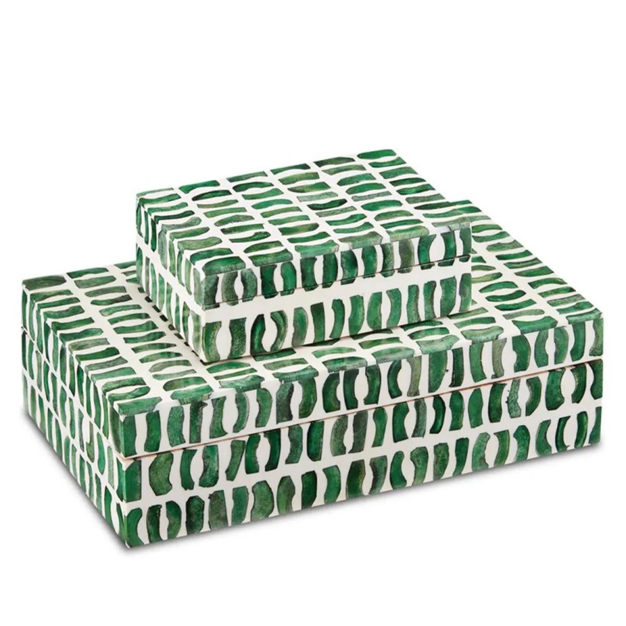 Currey & Company Currey & Company Emerald Box Set (Contains 2) Clearance