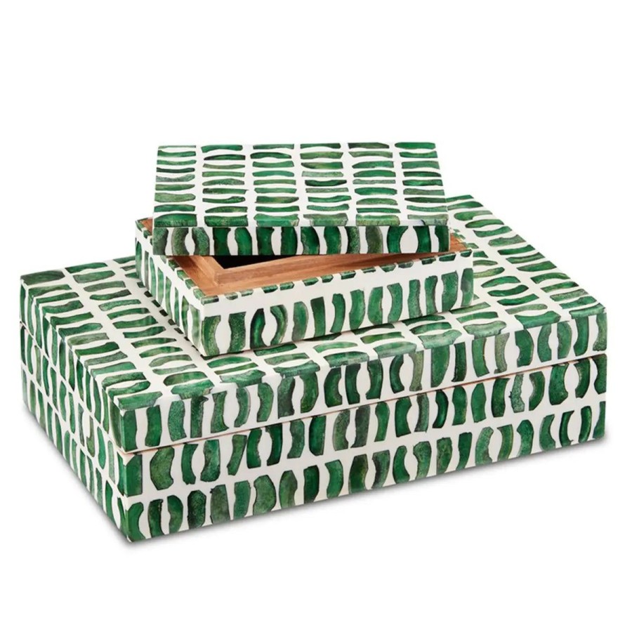 Currey & Company Currey & Company Emerald Box Set (Contains 2) Clearance