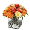 Winward International Winward Rose In Square Vase Best