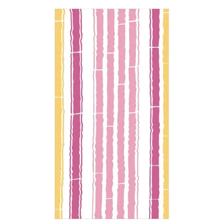 Caspari Caspari Bamboo Stripe Guest Towel New