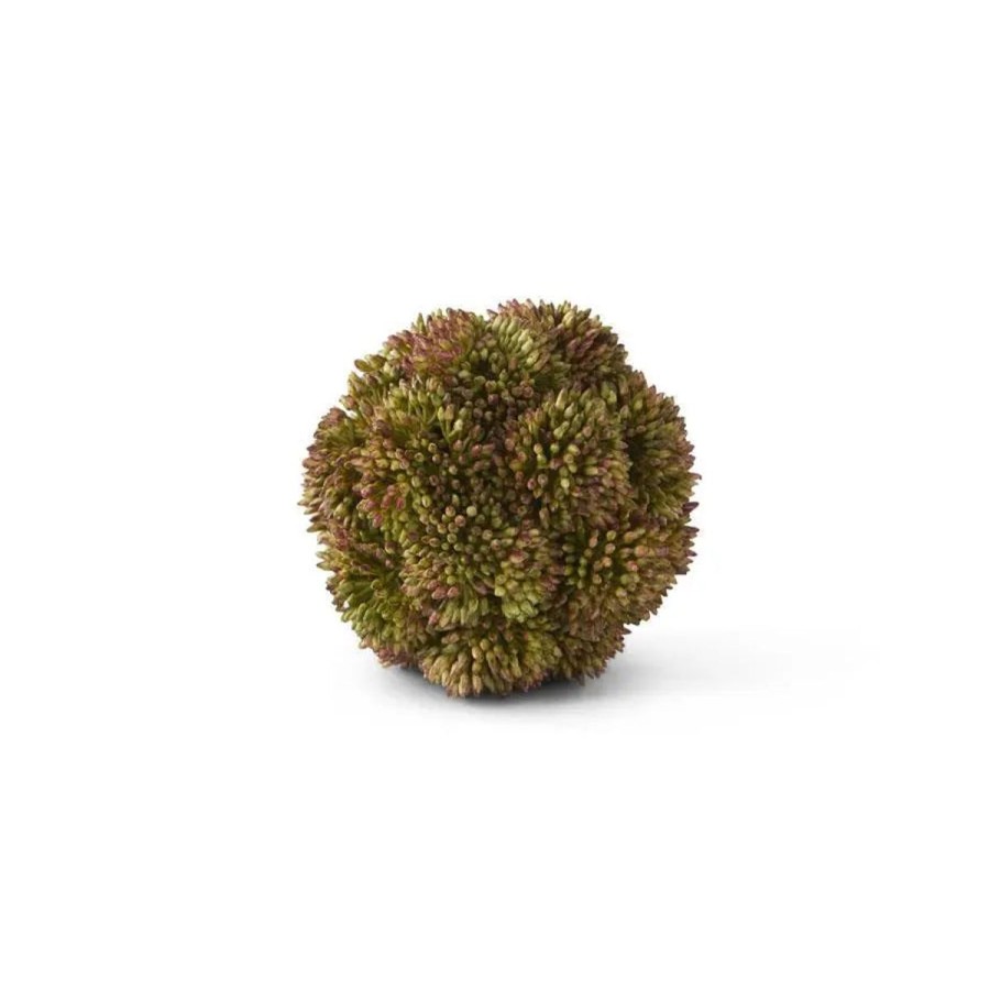 Gracious Home K&K Interiors Dark Green Sedum Ball New