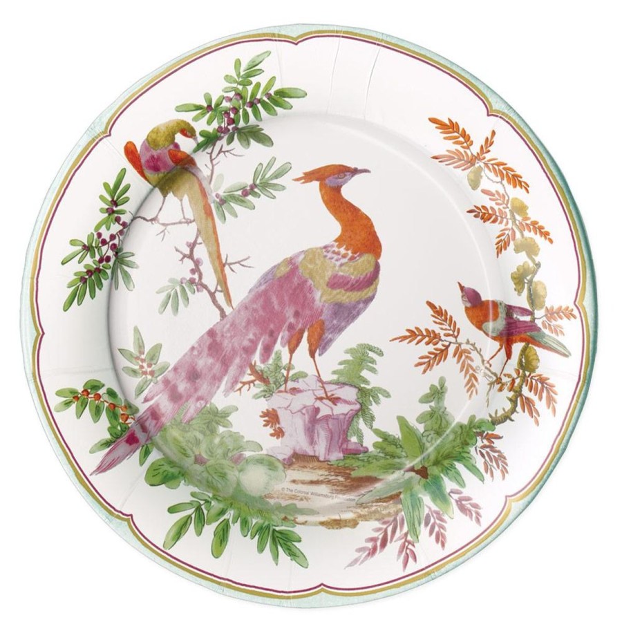 Caspari Caspari Chelsea Birds Celadon Dinner Plates Online