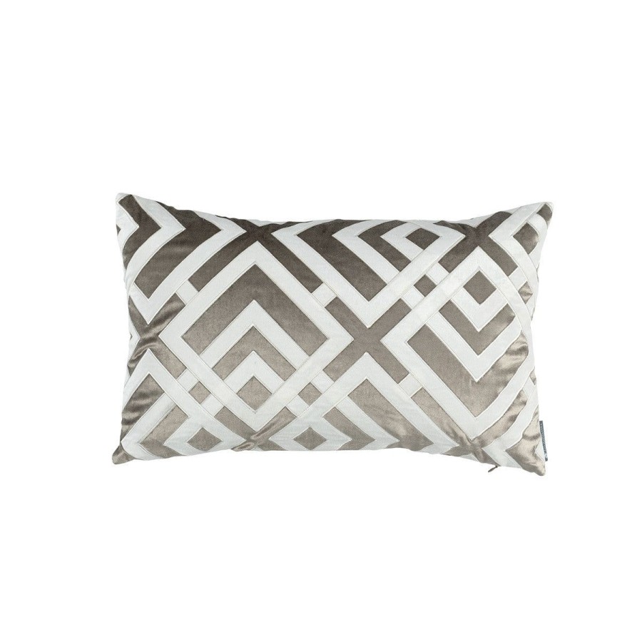 Lili Alessandra Lili Alessandra Karl Small Rectangle Pillow-Fawn/Ivory Best