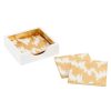 Caspari Caspari Modern Moire Coasters In Holder New