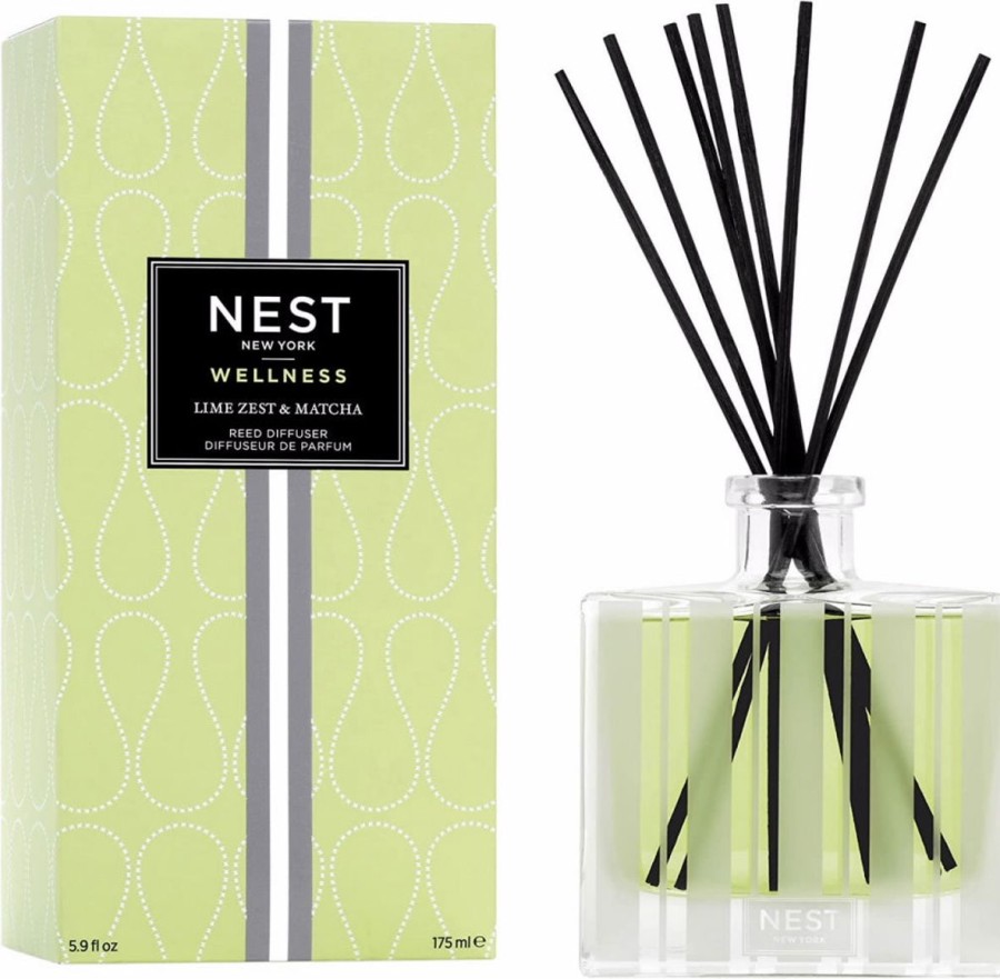 Nest Fragrances Nest Fragrances Reed Diffuser 5.9 Fl.Oz/175Ml-Lime Zest & Matcha Clearance