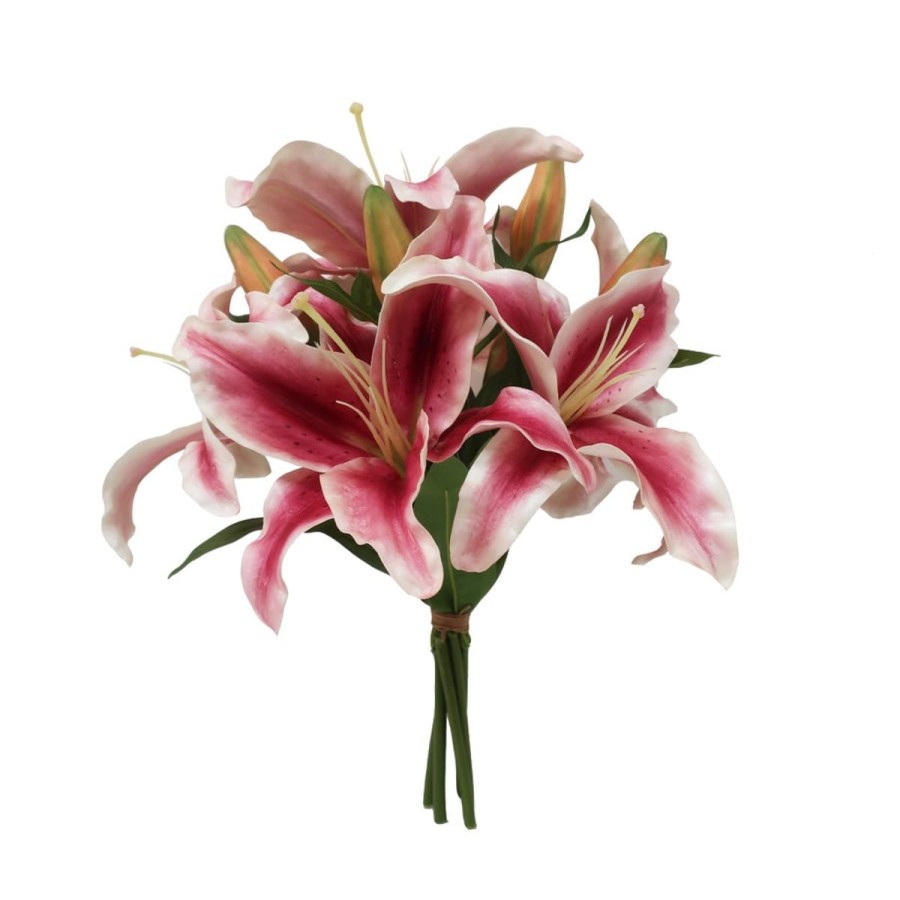 Winward International Winward Pink Casablanca Lily Bouquet New