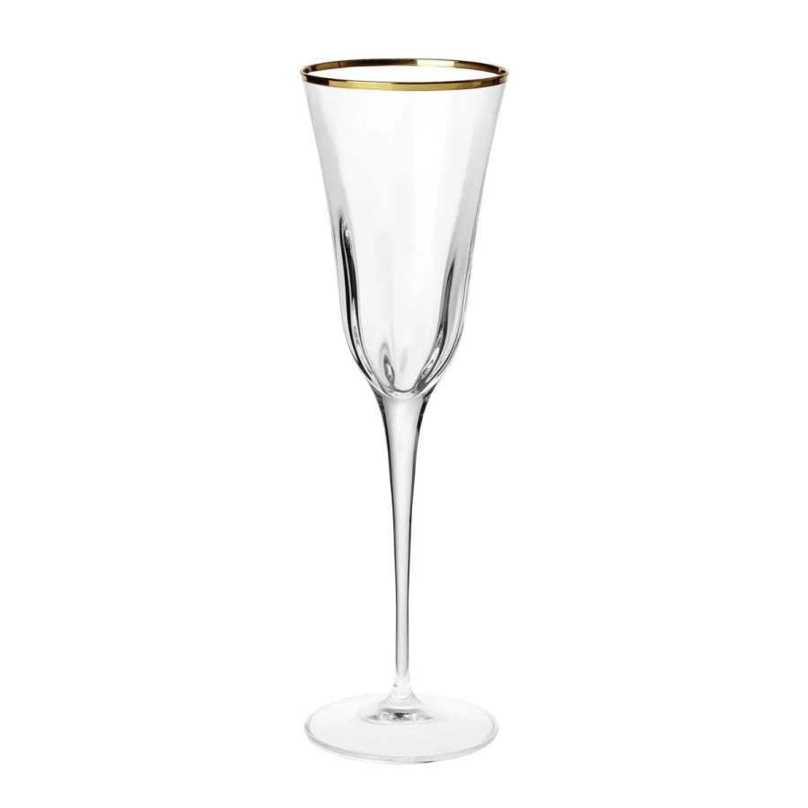 Vietri Vietri Optical Champagne Glass Best