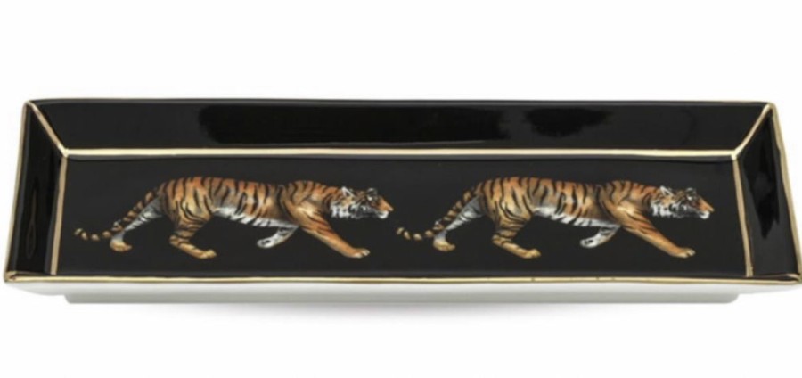 Halcyon Days Halcyon Days Twin Tigers Pen Tray Wholesale