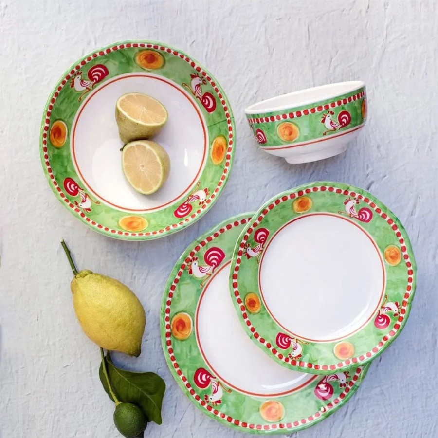 Vietri Vietri Campagna Melamine Gallina Dinner Plate Wholesale