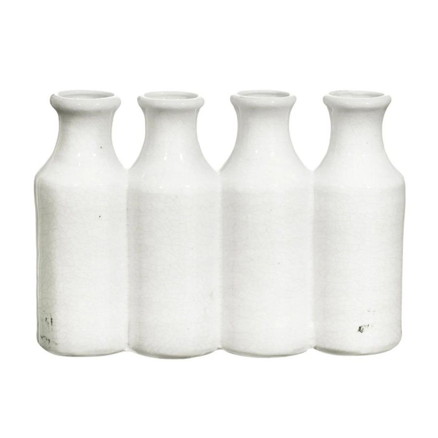 Winward International Winward Antique White Milk Bottle Vase Online