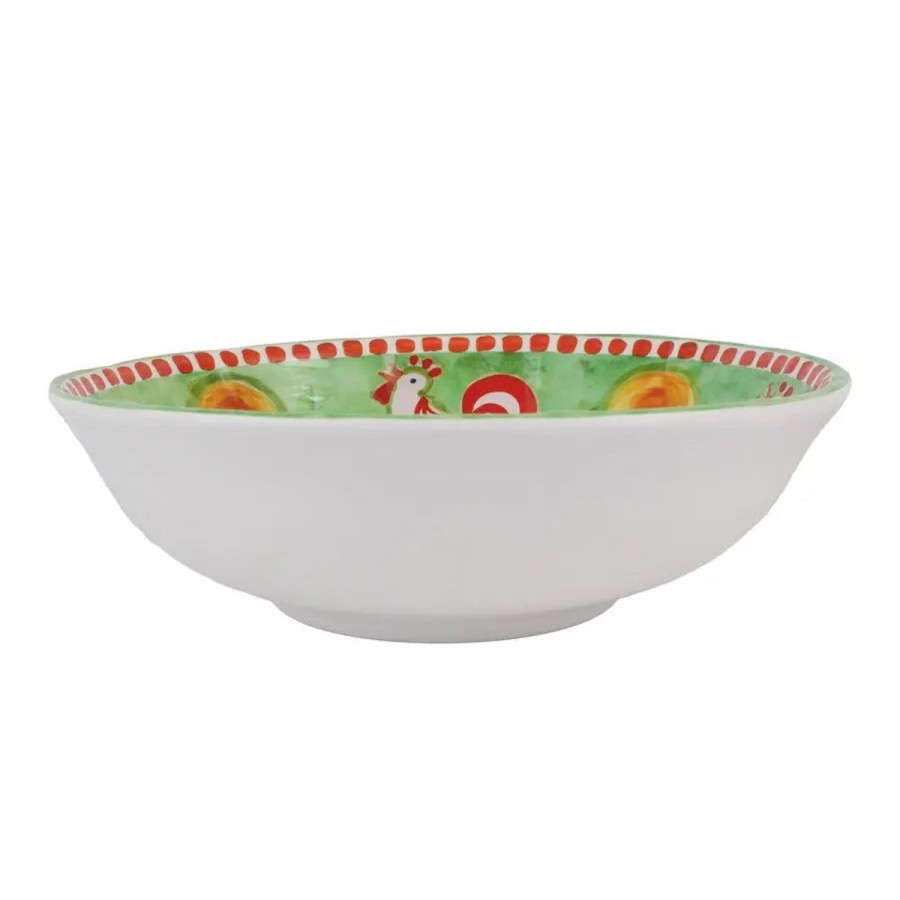 Vietri Vietri Campagna Melamine Gallina Large Serving Bowl Hot