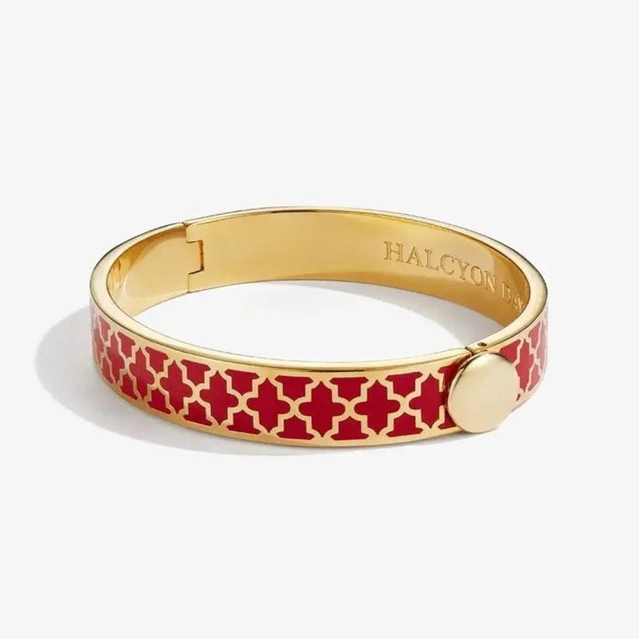 Halcyon Days Halcyon Days Agama Forget-Me-Not Hinged Bangle New