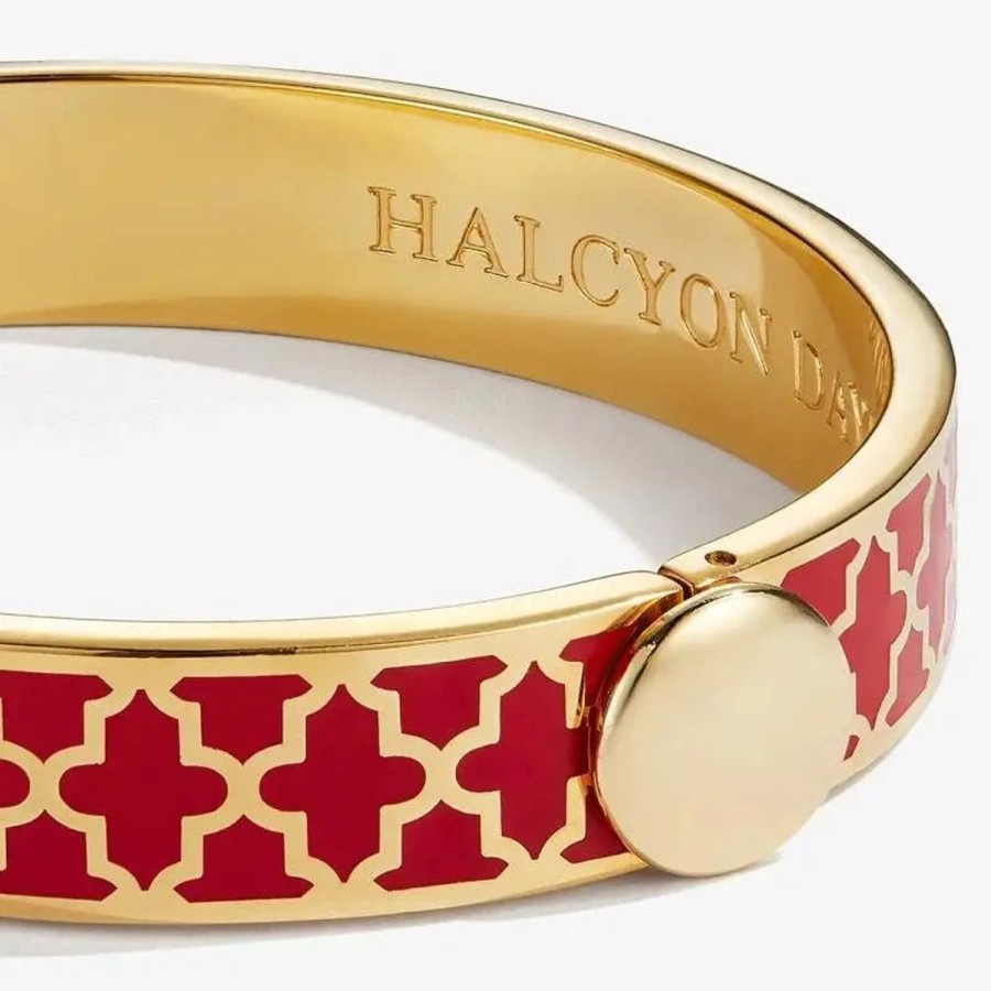 Halcyon Days Halcyon Days Agama Forget-Me-Not Hinged Bangle New