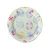 Caspari Caspari Floral Decorated Eggs Salad & Dessert Plate Best