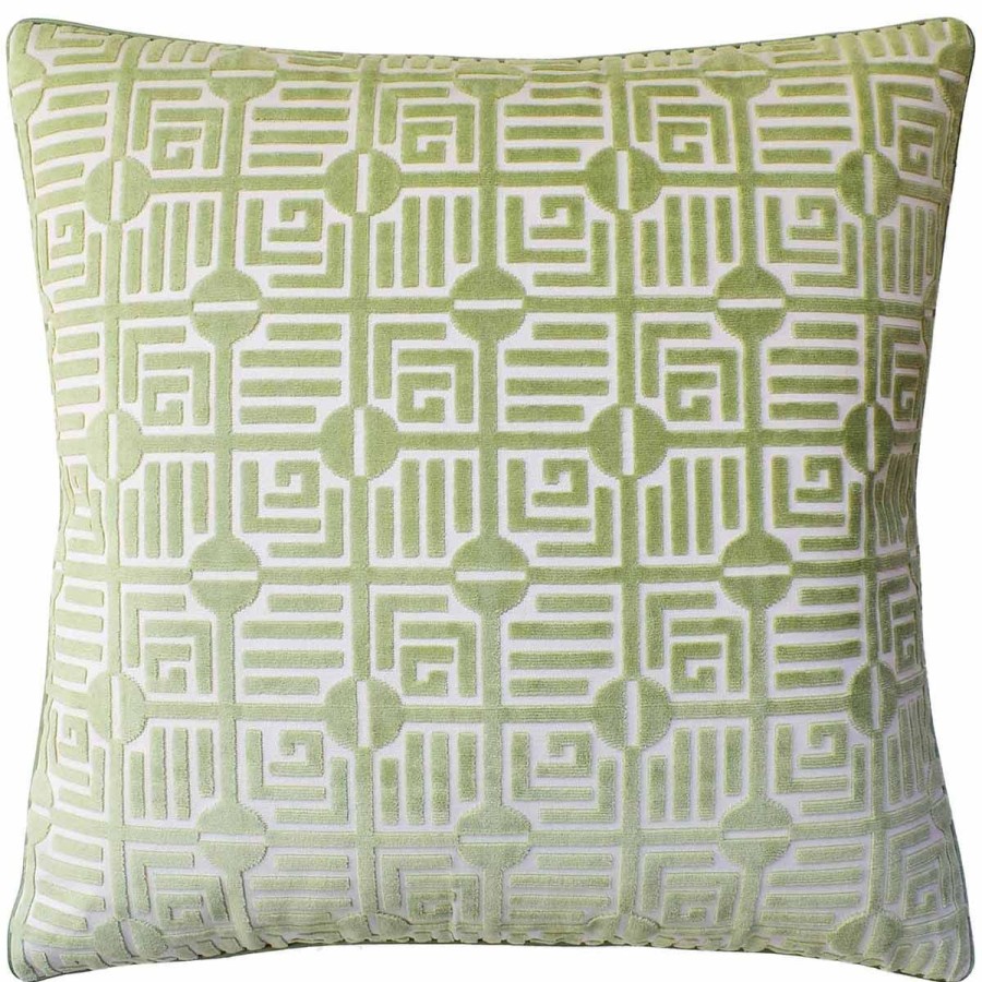 Ryan Studio Ryan Studio Decorative Pillow Labyrith Velvet Sage Clearance