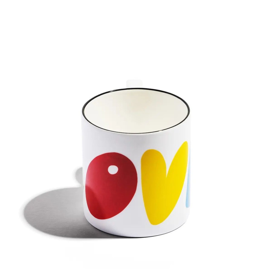 Richard Brendon Richard Brendon Print Club London Large Mug-Rose Stallard-Love Wholesale