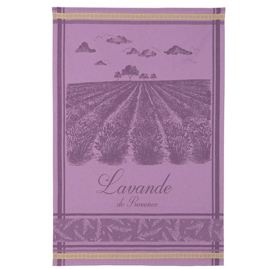 Coucke Coucke Champs De Lavande Tea Towel Clearance