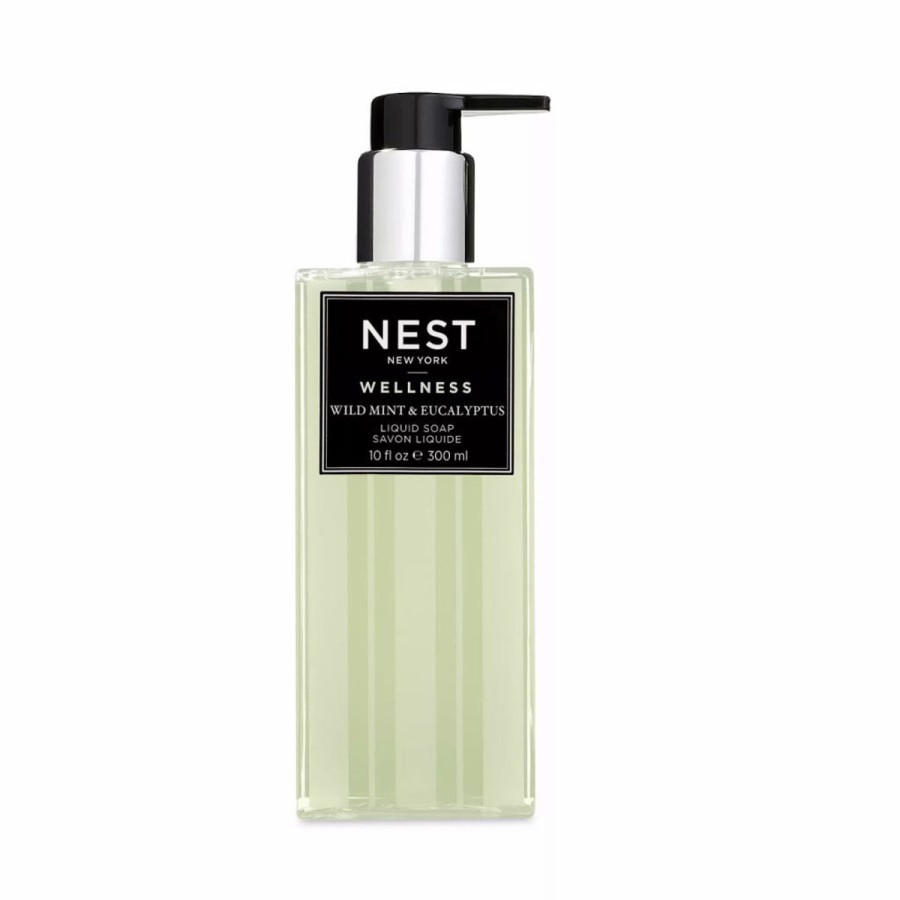 Nest Fragrances Nest Fragrances Liquid Soap 10 Fl.Oz/300 Ml-Wild Mint & Eucalyptus Hot