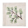 Deborah Rhodes Deborah Rhodes Juniper Berries Flax Embroidered Napkin-Navy Best