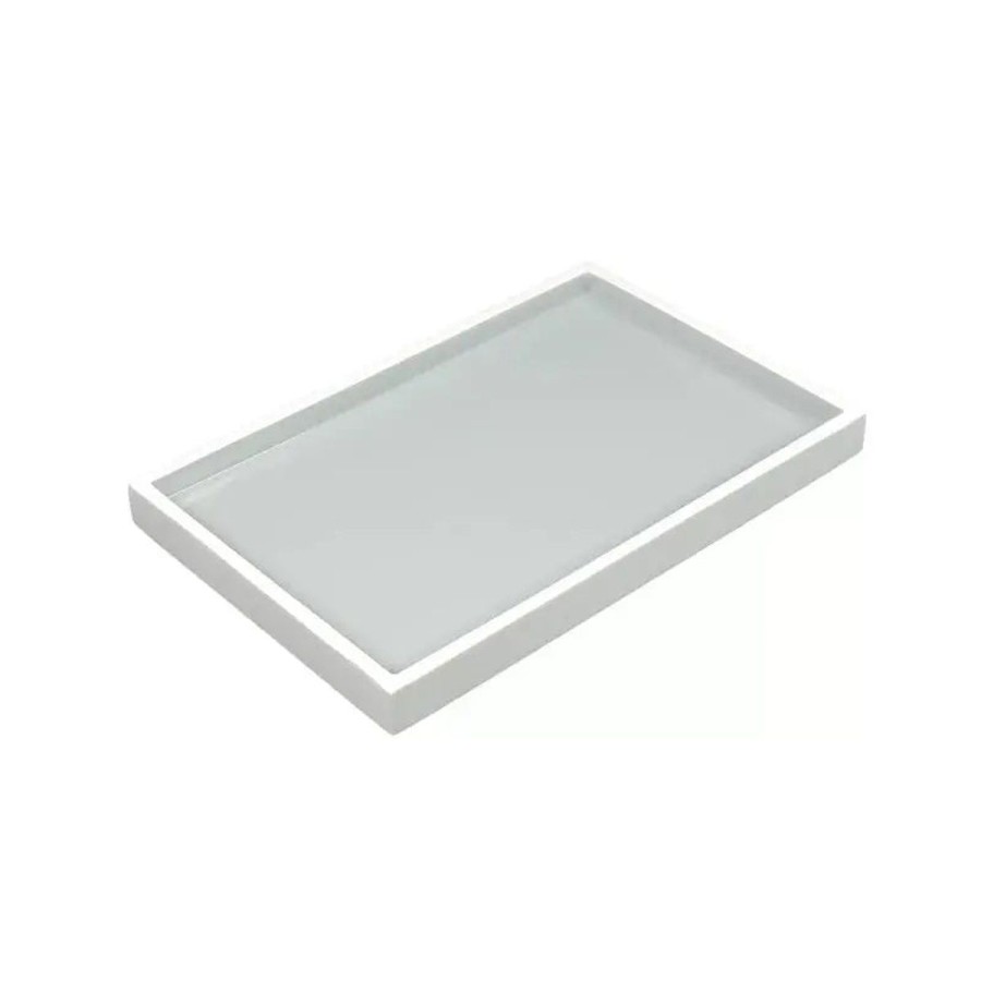 Pacific Connections Pacific Connections Cool Grey & White Vanity Tray Wholesale