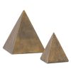 Currey & Company Currey & Company Mandir Brass Pyramid-Set Of 2 Best