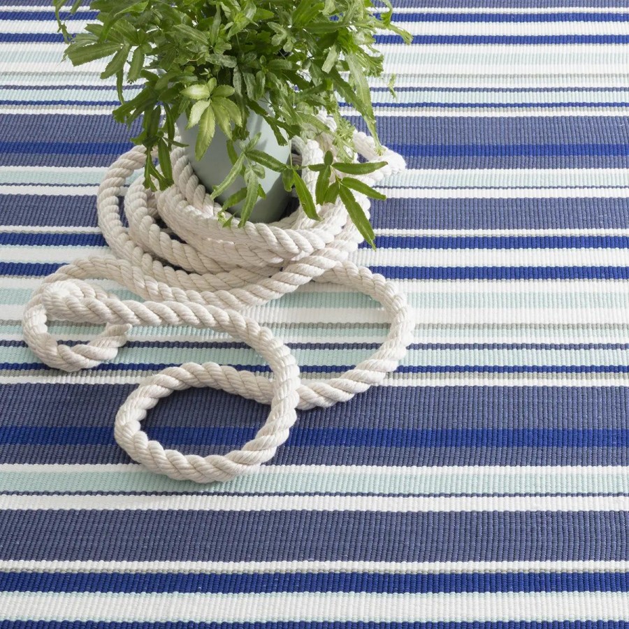 Dash & Albert Dash & Albert Skyler Stripe Indoor/Outdoor Rug Clearance