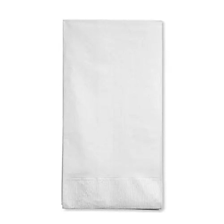 Caspari Caspari White Pearl Guest Towel Napkin Best