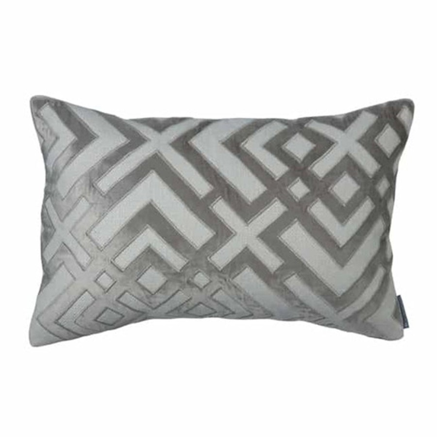 Lili Alessandra Lili Alessandra Karl Small Rectangle Pillow-Ivory/Platinum Wholesale